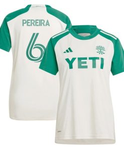 Daniel Pereira Austin FC adidas Women's 2024 The Armadillo Kit Replica Player Jersey?¨C Tan