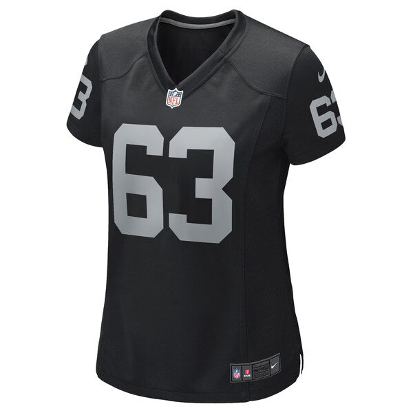 Gene Upshaw Las Vegas Raiders Nike Women's Game Retired Player Jersey - Black - Image 2