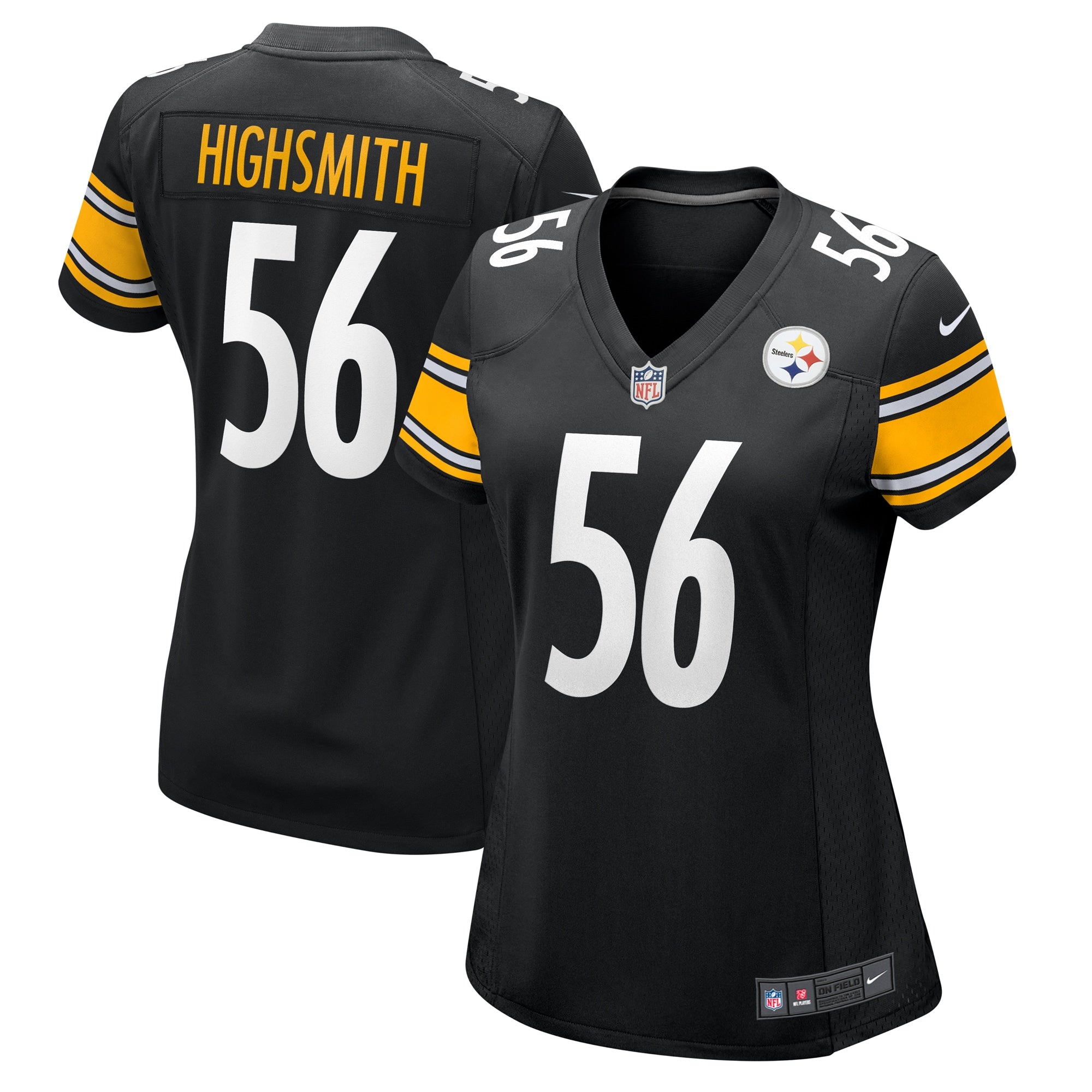 Alex Highsmith Pittsburgh Steelers Nike Women's Alternate Game Jersey - Gold/Black - Image 5