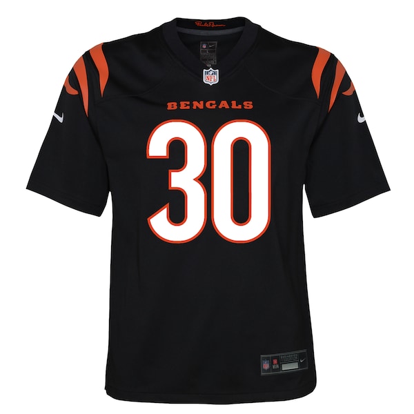 Chase Brown Cincinnati Bengals Nike Youth Youth - Black/Orange - Image 3