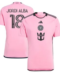 Jordi Alba Ramos Inter Miami CF adidas 2024 2getherness Replica Player Jersey - Pink
