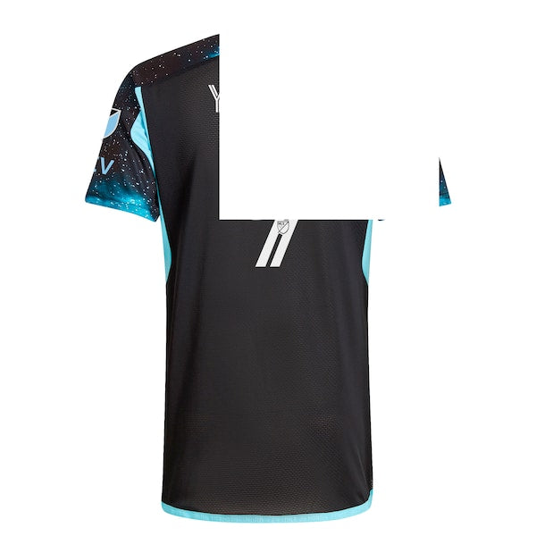 Kelvin Yeboah Minnesota United FC adidas 2024 Starry Night Authentic Player Jersey - Black - Image 3
