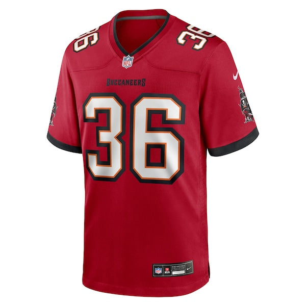 J. J. Roberts Tampa Bay Buccaneers Nike Team Game Jersey - Red - Image 2
