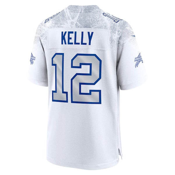 Jim Kelly Buffalo Bills Nike 2025 Rivalries Collection Retired Player Game Jersey - White - Image 3