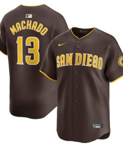 Manny Machado San Diego Padres Nike Away Limited Player Jersey - Red/White