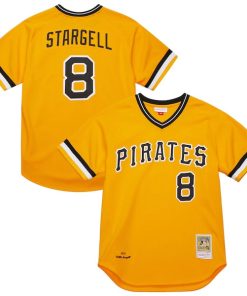 Willie Stargell Pittsburgh Pirates  1979 Throwback Authentic Jersey - Gold/White