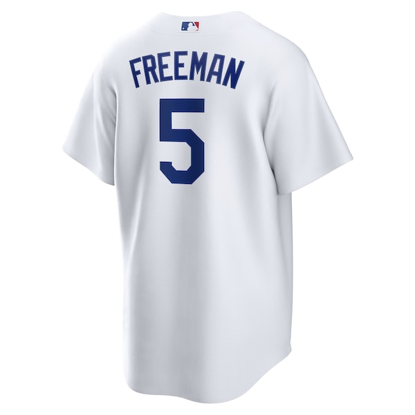 Freddie Freeman Los Angeles Dodgers Nike Replica Player Jersey - White/Royal - Image 4