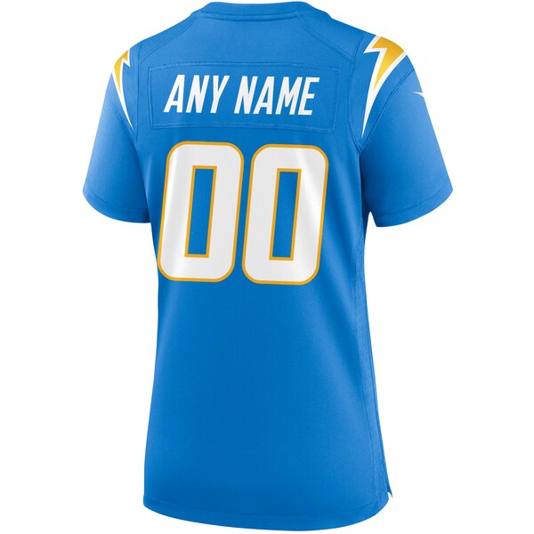 Los Angeles Chargers Nike Women's Custom Game Jersey - Powder Blue - Image 3