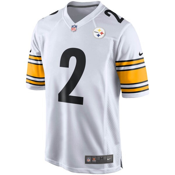 Men's Pittsburgh Steelers Mason Rudolph Nike White Game Jersey - Image 2