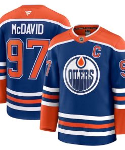 Connor McDavid Edmonton Oilers  Home Premium Jersey - Royal/White