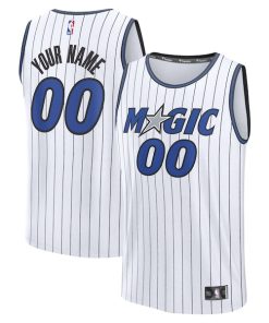 Orlando Magic  Youth Fast Break Replica Custom Jersey - Association Edition - White/Blue