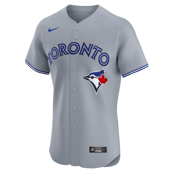 Toronto Blue Jays Nike Road Elite Jersey - Gray - Image 2