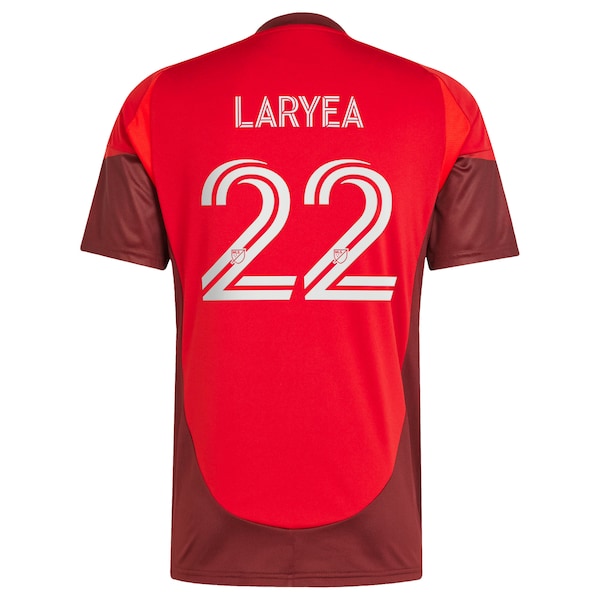 Richie Laryea Toronto FC adidas 2025 Club Kit Replica Player Jersey - Red - Image 3