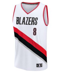 Alternative view of Deni Avdija Portland Trail Blazers  Youth Fast Break Replica Player Jersey - Association - White Edition