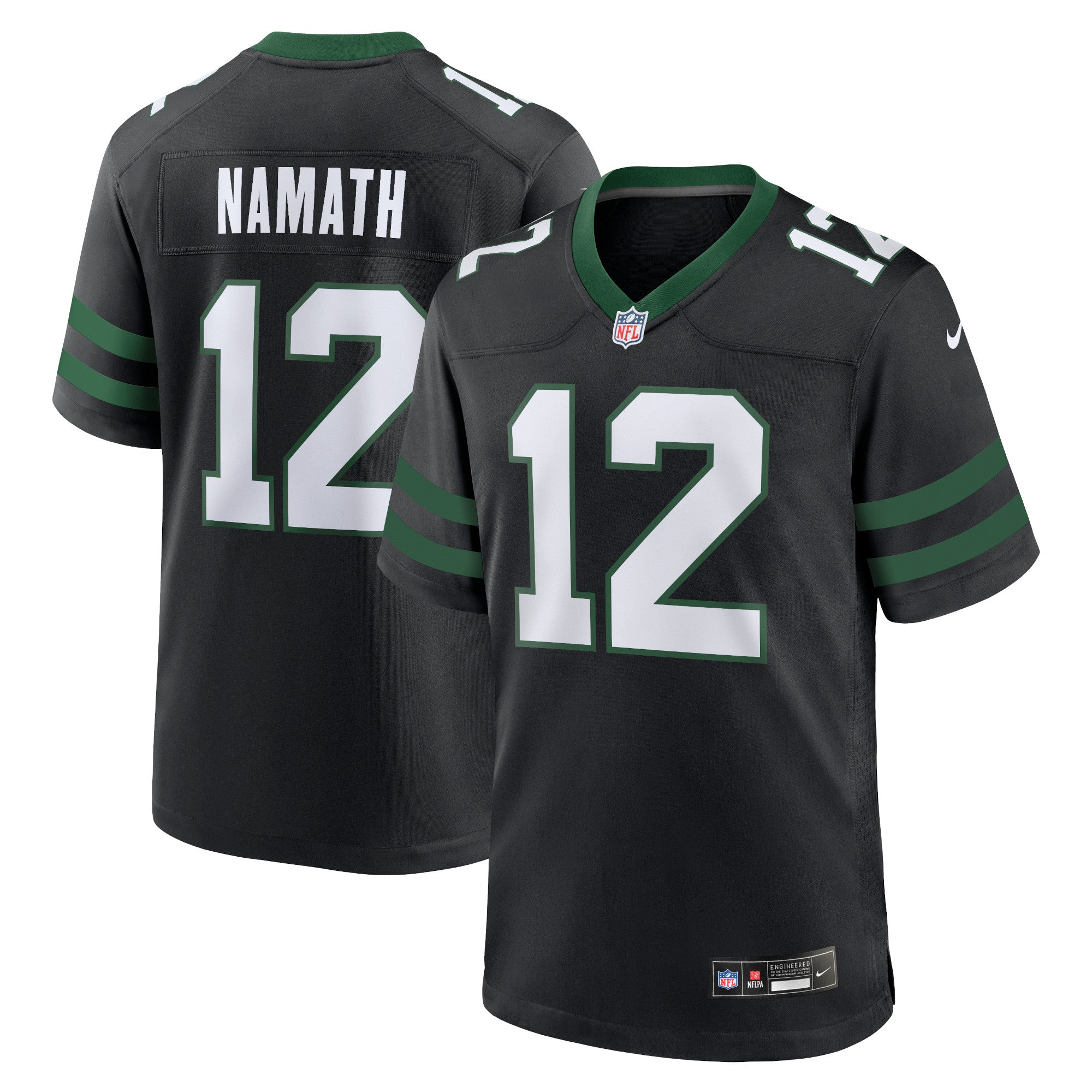 Joe Namath New York Jets Nike Game Jersey - Legacy Green - Image 6
