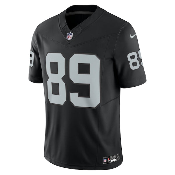Brock Bowers Las Vegas Raiders Nike Team Vapor F.U.S.E. Limited Jersey - Black - Image 2