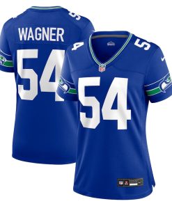 Bobby Wagner Seattle Seahawks Nike Women's Throwback Player Game Jersey - Royal