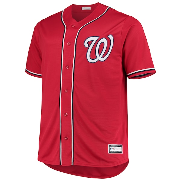 Washington Nationals Big & Tall Alternate Replica Team Jersey - Red - Image 2