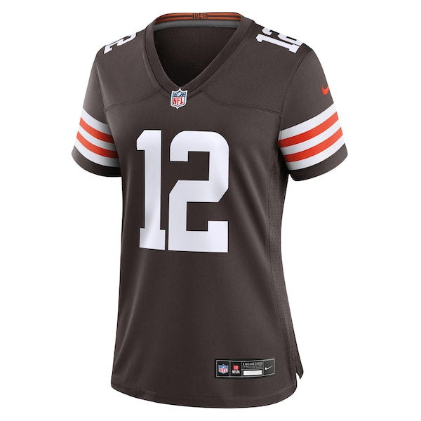 Shedeur Sanders Cleveland Browns Nike Women's 2025 NFL Draft Game Jersey - Brown - Image 9