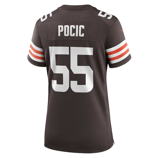 Ethan Pocic Cleveland Browns Nike Women's Game Jersey - Brown - Image 3