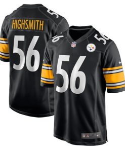Alternative view of Alex Highsmith Pittsburgh Steelers Nike  Game Jersey -  Black