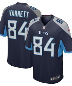 Alternative view of Nick Vannett Tennessee Titans Nike  Game Jersey -  Navy