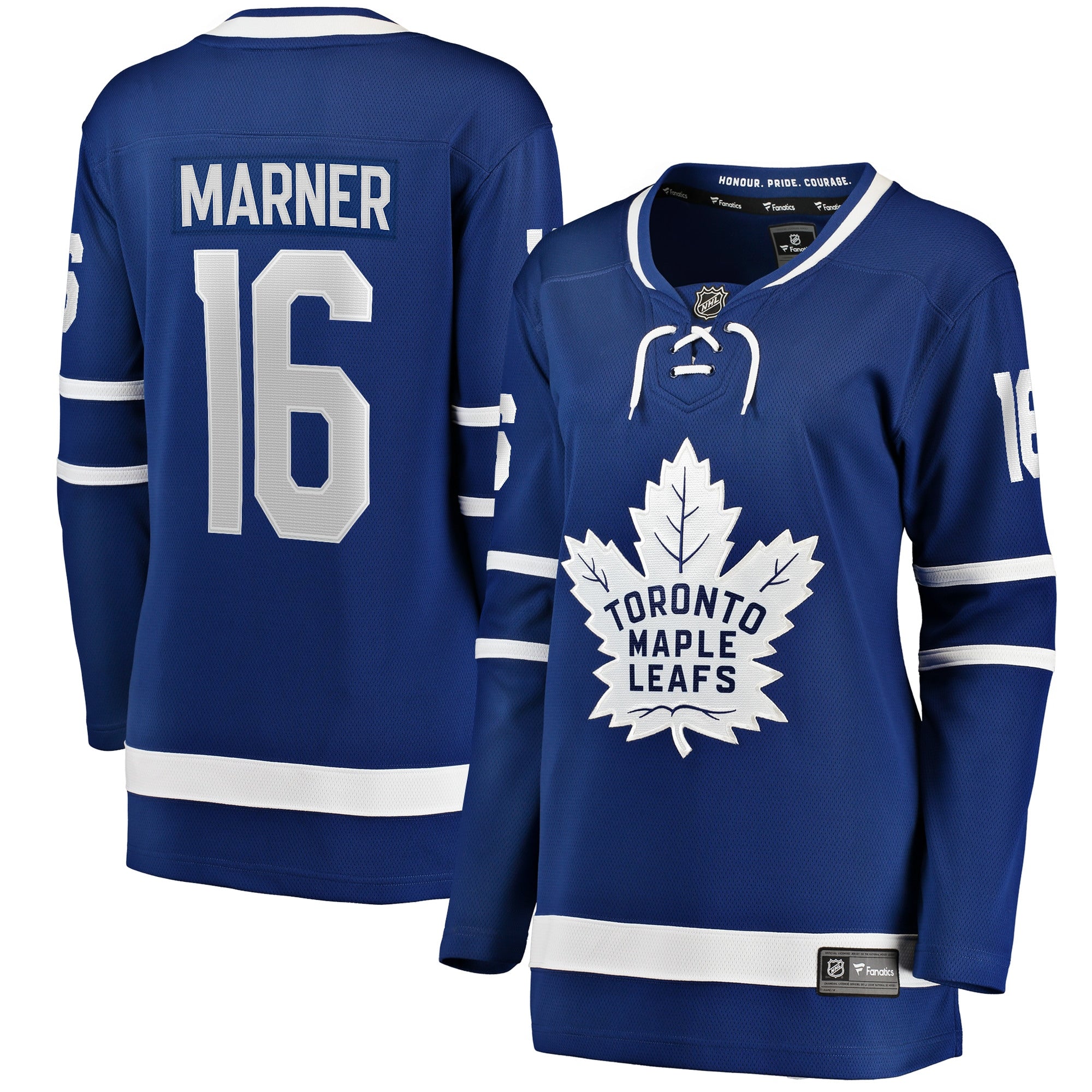Mitchell Marner Toronto Maple Leafs Women's Alternate Premier Breakaway Reversible Player Jersey - Black/Blue - Image 8