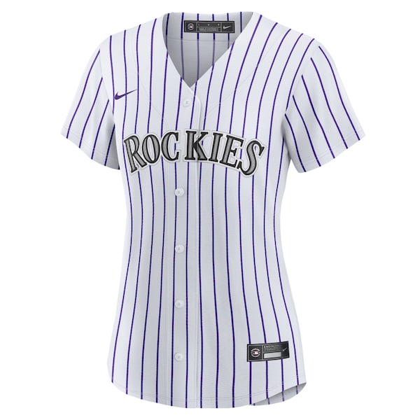 Tyler Freeman Colorado Rockies Nike Women's Home Replica Jersey - White - Image 2