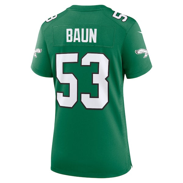 Zack Baun Philadelphia Eagles Nike Women's Alternate Game Jersey - Kelly Green/Green - Image 4