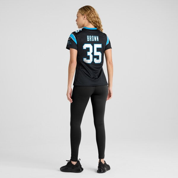Anthony Brown Carolina Panthers Nike Women's Game Jersey - Black - Image 5