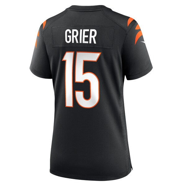 Will Grier Cincinnati Bengals Nike Women's Team Game Jersey - Black - Image 3