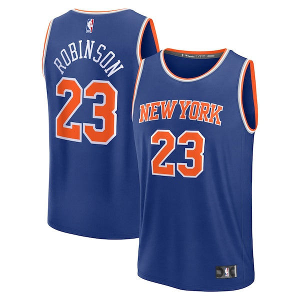 Mitchell Robinson New York Knicks Fast Break Replica Player Jersey - Icon Edition - Blue