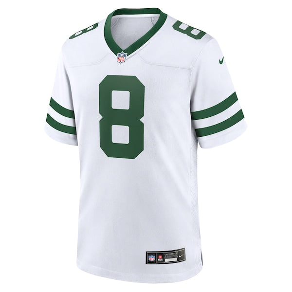 Aaron Rodgers New York Jets Nike Youth Game Jersey - White/Black/Green - Image 3