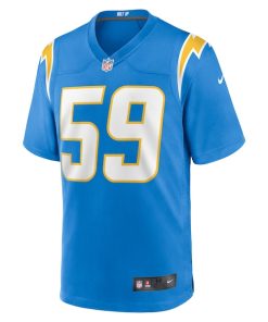 Alternative view of Troy Reeder Los Angeles Chargers Nike Team Game Jersey -  Powder Blue