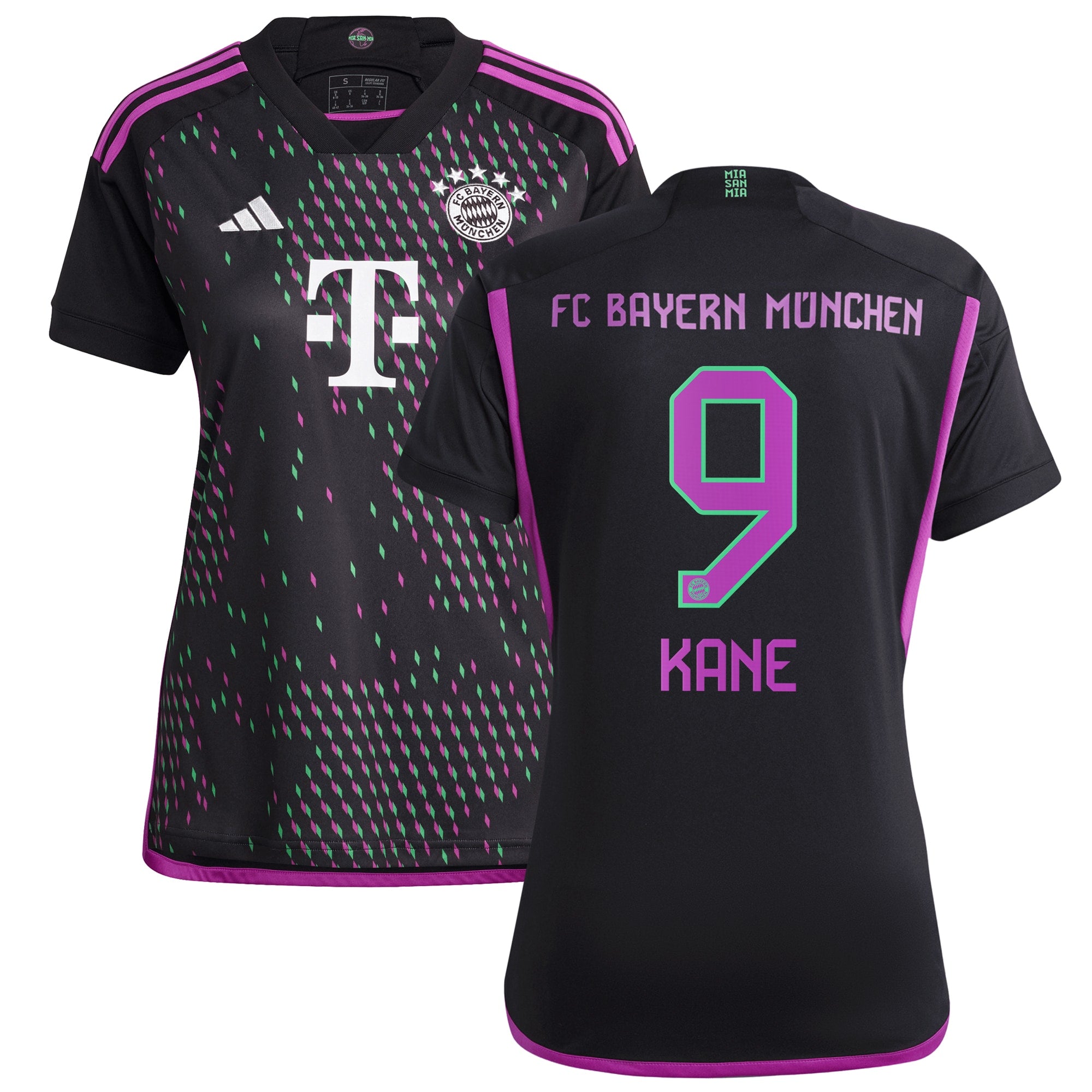 Harry Kane Bayern Munich adidas Women's 2023/24 Home Replica Player Jersey - White/Black - Image 6