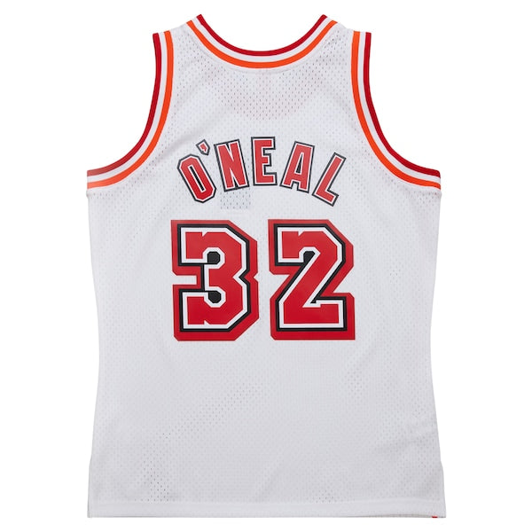 Shaquille O'Neal Miami Heat 2007/08 Hardwood Classics Swingman Jersey - White - Image 3