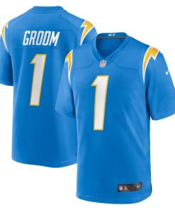 Number 1 Groom Los Angeles Chargers Nike Game Jersey - Powder Blue
