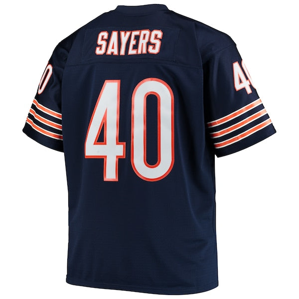 Gale Sayers Chicago Bears Big & Tall 1969 Retired Player Replica Jersey - Navy - Image 3