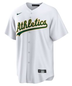 Alternative view of Lawrence Butler Athletics Nike Home Replica Jersey - White