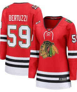 Tyler Bertuzzi Chicago Blackhawks  Women's Centennial Breakaway Player Jersey - Red