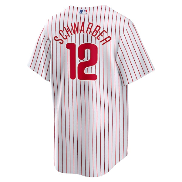 Kyle Schwarber Philadelphia Phillies Nike Replica Player Jersey - White - Image 3