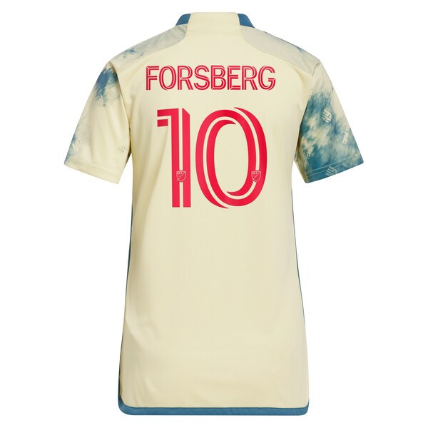 Emil Forsberg New York Red Bulls adidas Women's 2024 Daniel Patrick Kit Replica Player Jersey?ยจC Yellow - Image 3