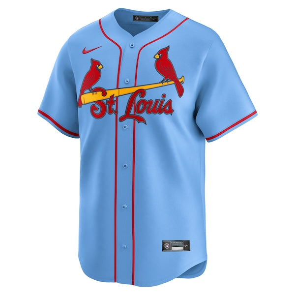 St. Louis Cardinals Nike Alternate Limited Jersey - Light Blue/White - Image 3