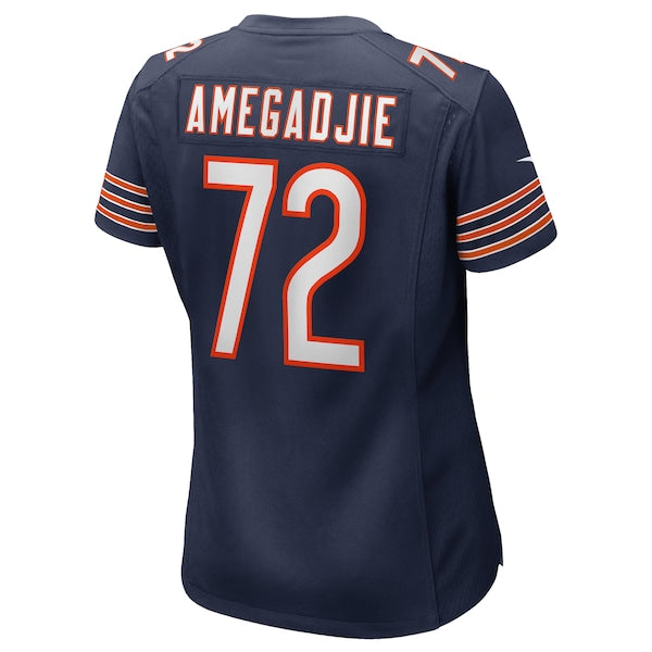 Kiran Amegadjie Chicago Bears Nike Women's Game Jersey - Navy - Image 4