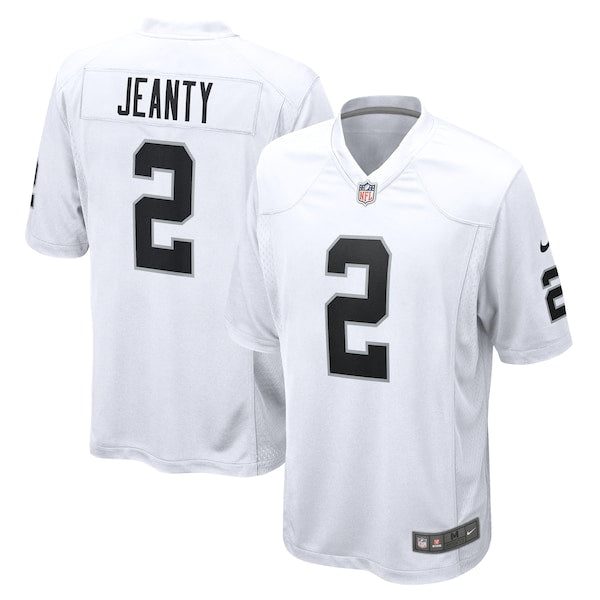 Ashton Jeanty Las Vegas Raiders Nike Game Jersey - White/Black