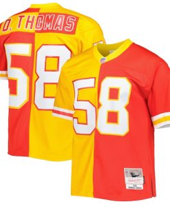 Alternative view of Derrick Thomas Kansas City Chiefs 1994 Split Legacy Replica Jersey - Red/Gold