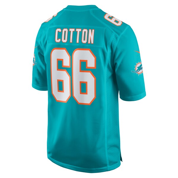 Lester Cotton Sr. Miami Dolphins Nike Home Game Player Jersey - Aqua - Image 5