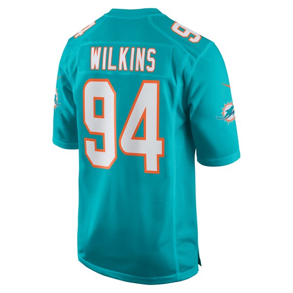 Christian Wilkins Miami Dolphins Nike Team Game Jersey - Aqua - Image 3