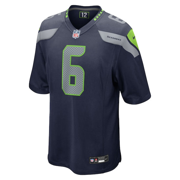 Jalen Milroe Seattle Seahawks Nike 2025 NFL Draft Game Jersey - College Navy - Image 2