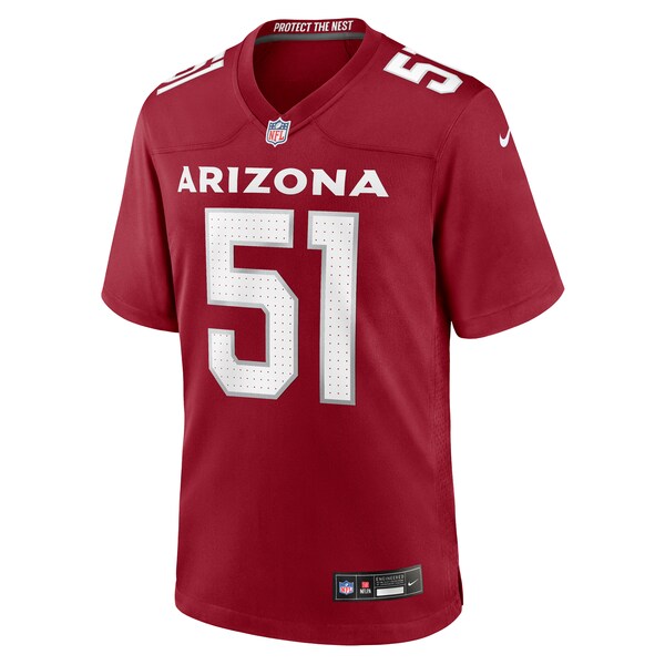 Krys Barnes Arizona Cardinals Nike Team Game Jersey - Cardinal - Image 2